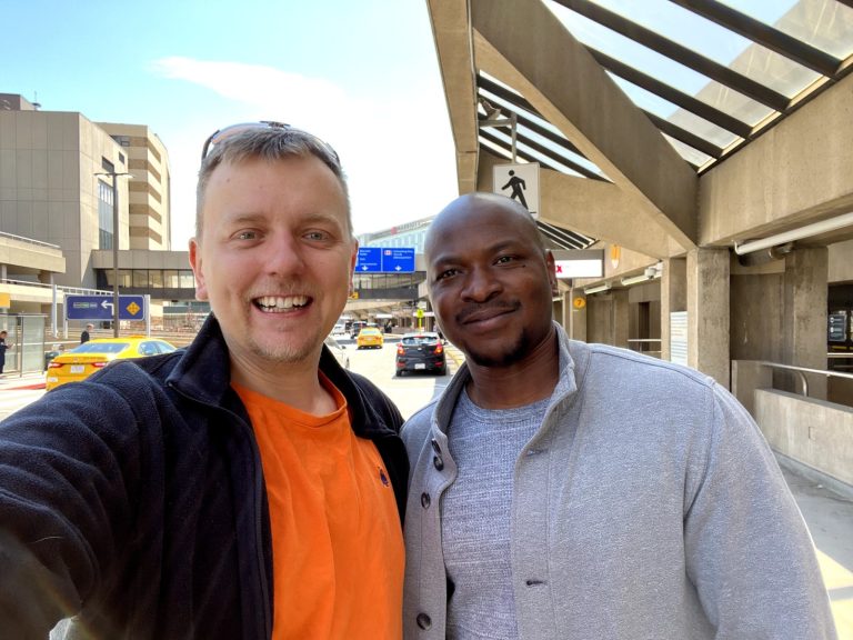 Igor Ryltsev with clients